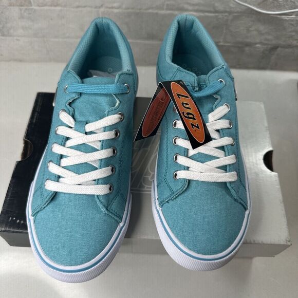 Lugz Ally Wally-C 4025 Turquoise/White Size 8M Eur39 NIB - Picture 5 of 5